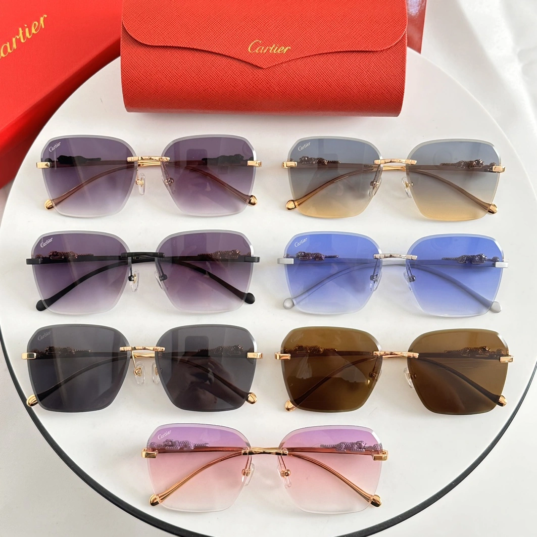 Cartier AAA Quality Sunglassess Elegant 8721