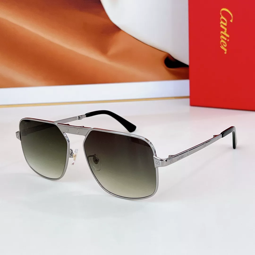 Cartier AAA Quality Sunglassess Fashionable 6864