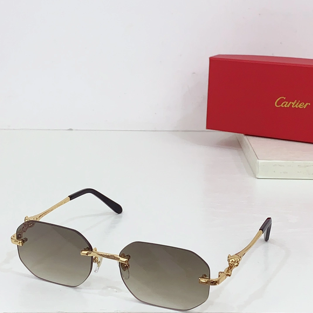 Cartier AAA Quality Sunglassess Stylish 9340