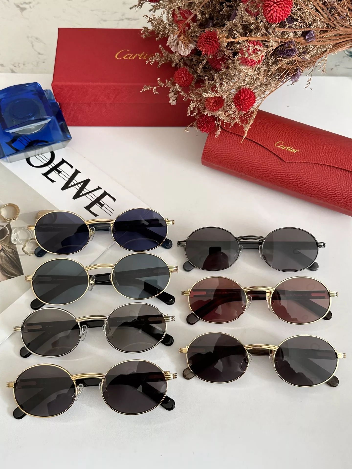 Cartier AAA Quality Sunglassess Trendsetting 5231