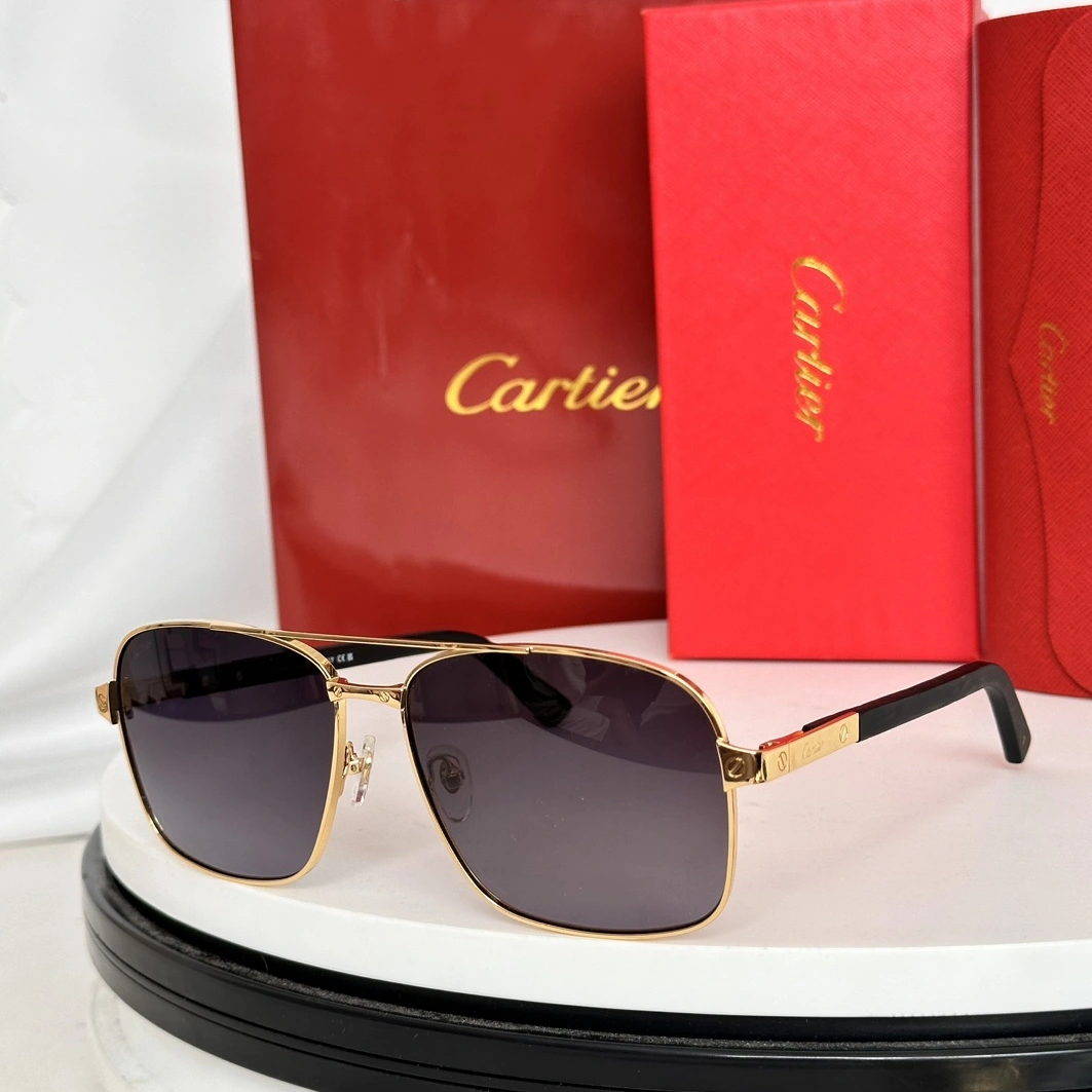 Cartier AAA Quality Sunglassess Trendy 9806
