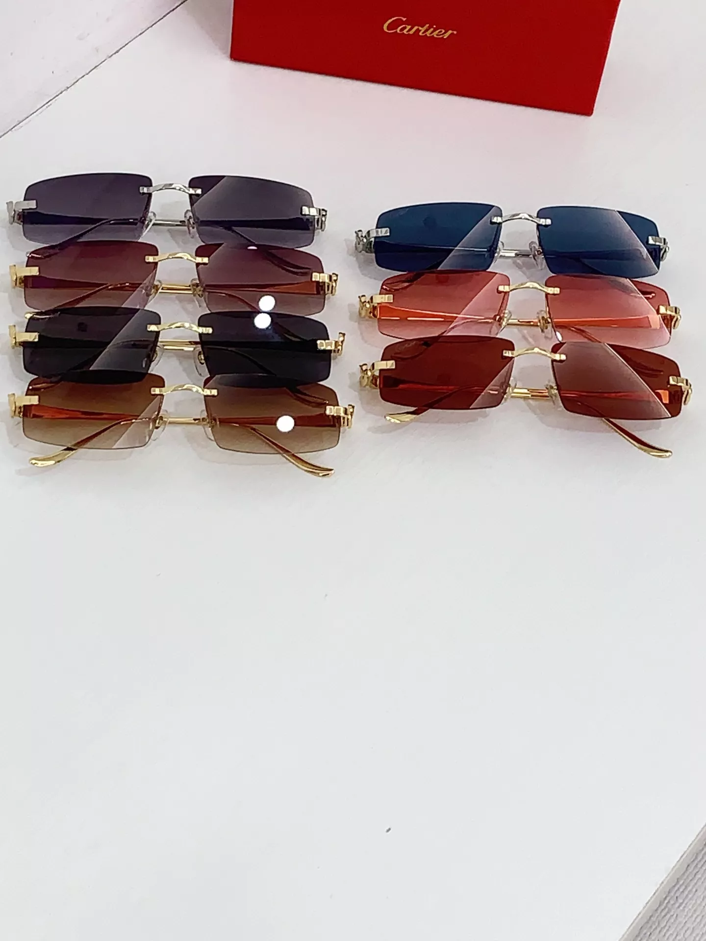 Cartier AAA Quality Sunglassess Versatile 1305