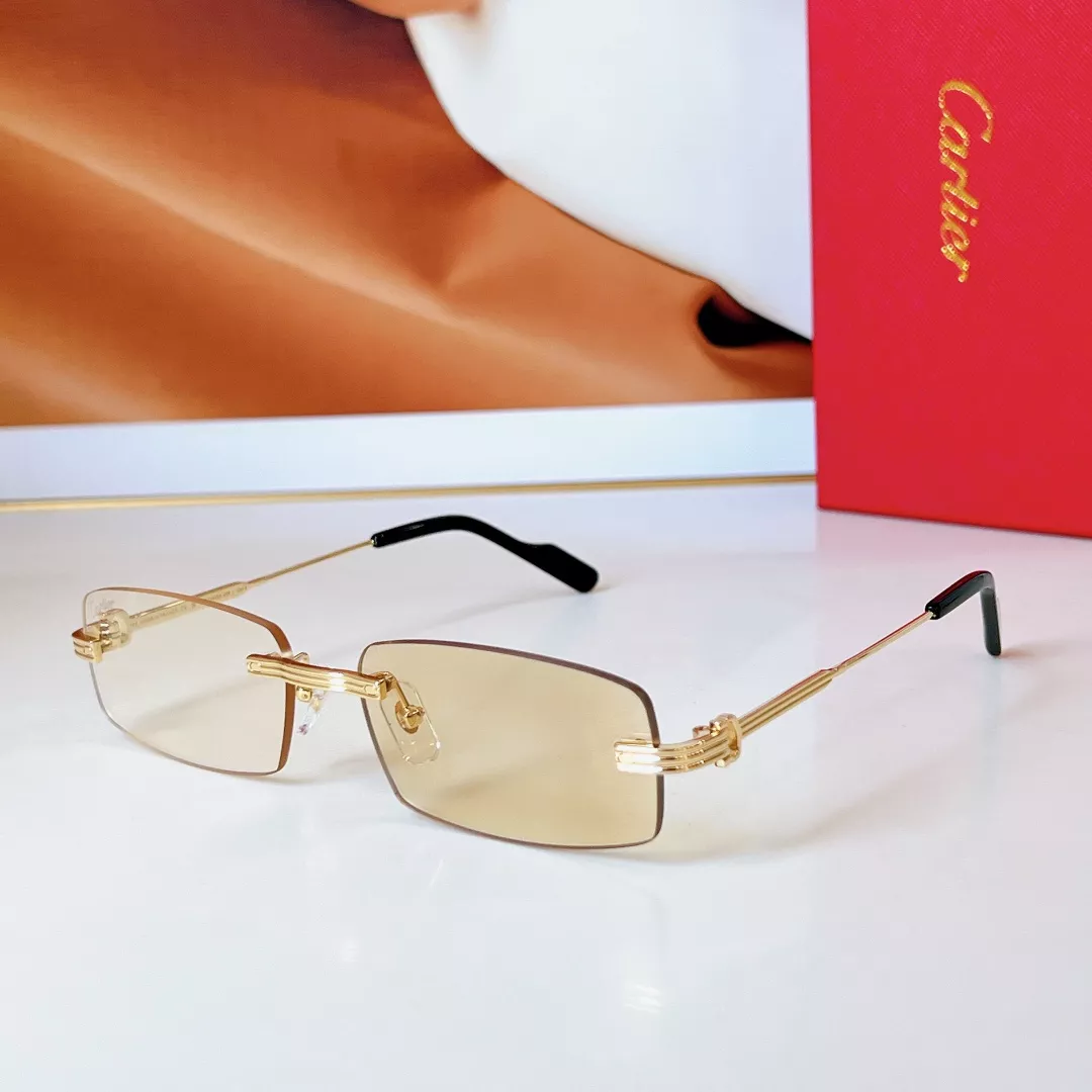 Cartier AAA Quality Sunglassess Versatile 3566