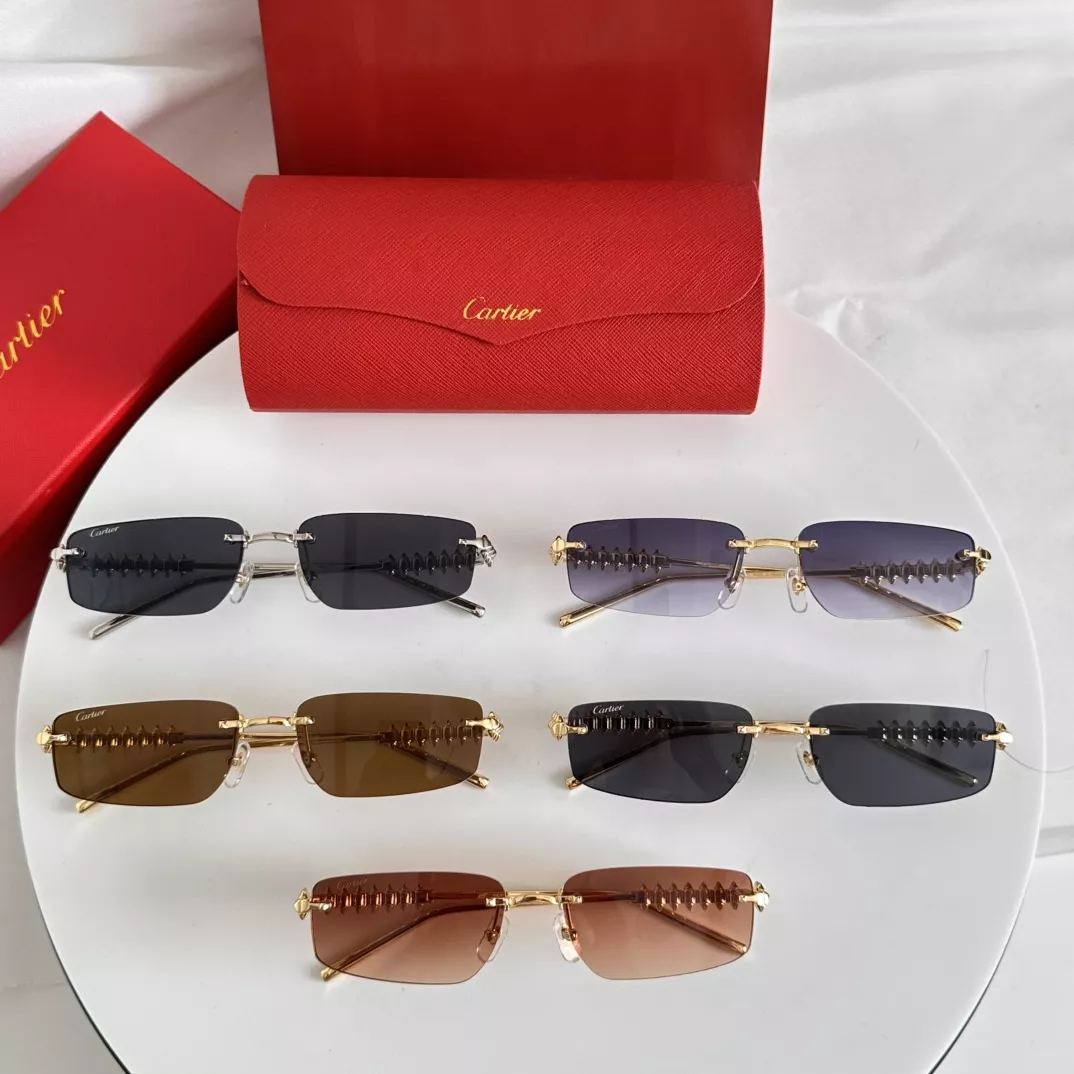 Cartier AAA Quality Sunglassess WellDesigned 3891