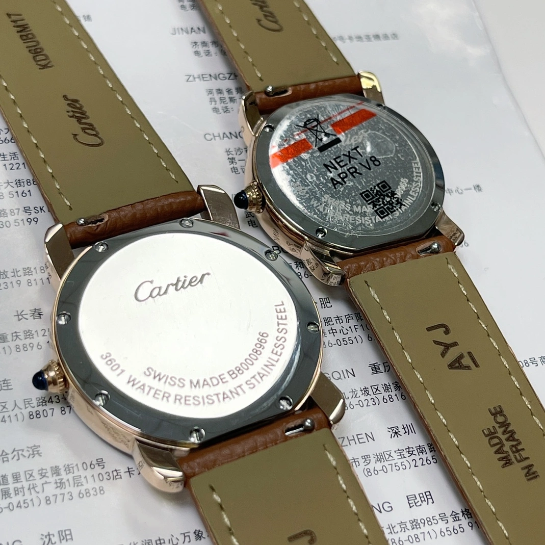 Cartier AAA Quality Watches For Unisex Cozy 8253