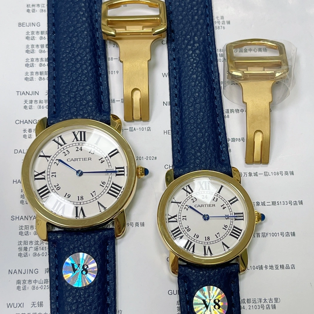 Cartier AAA Quality Watches For Unisex Popular 7130
