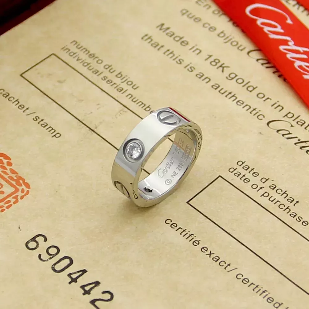 Cartier Rings For Unisex Flexible 8661