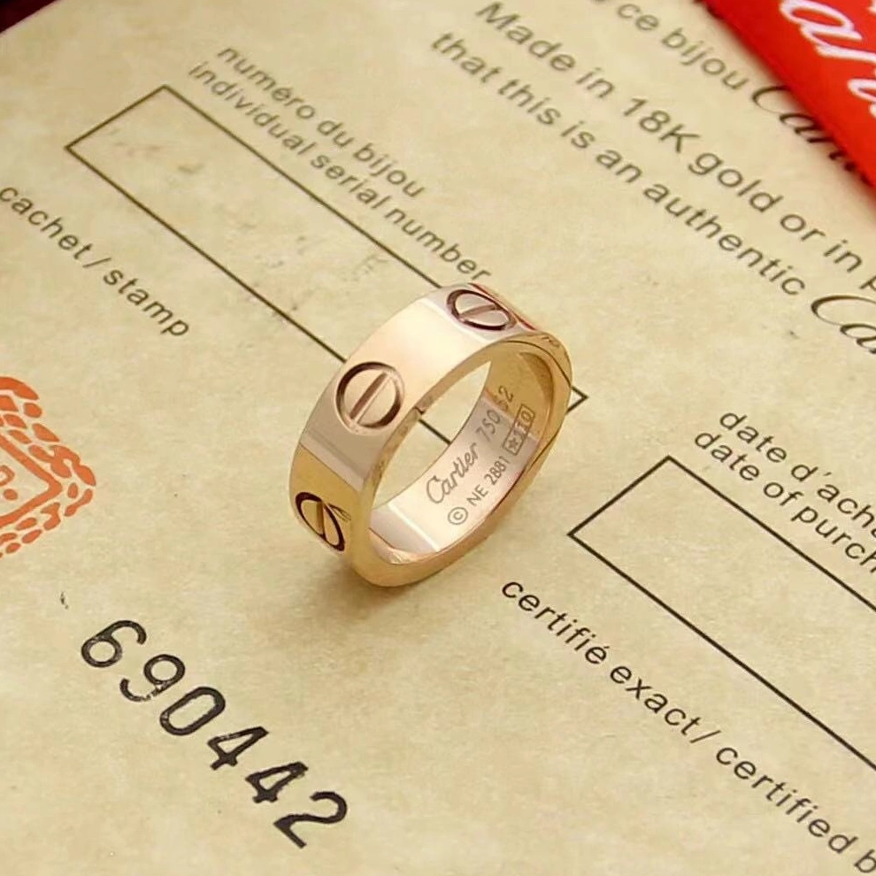 Cartier Rings For Unisex Trendsetting 7254