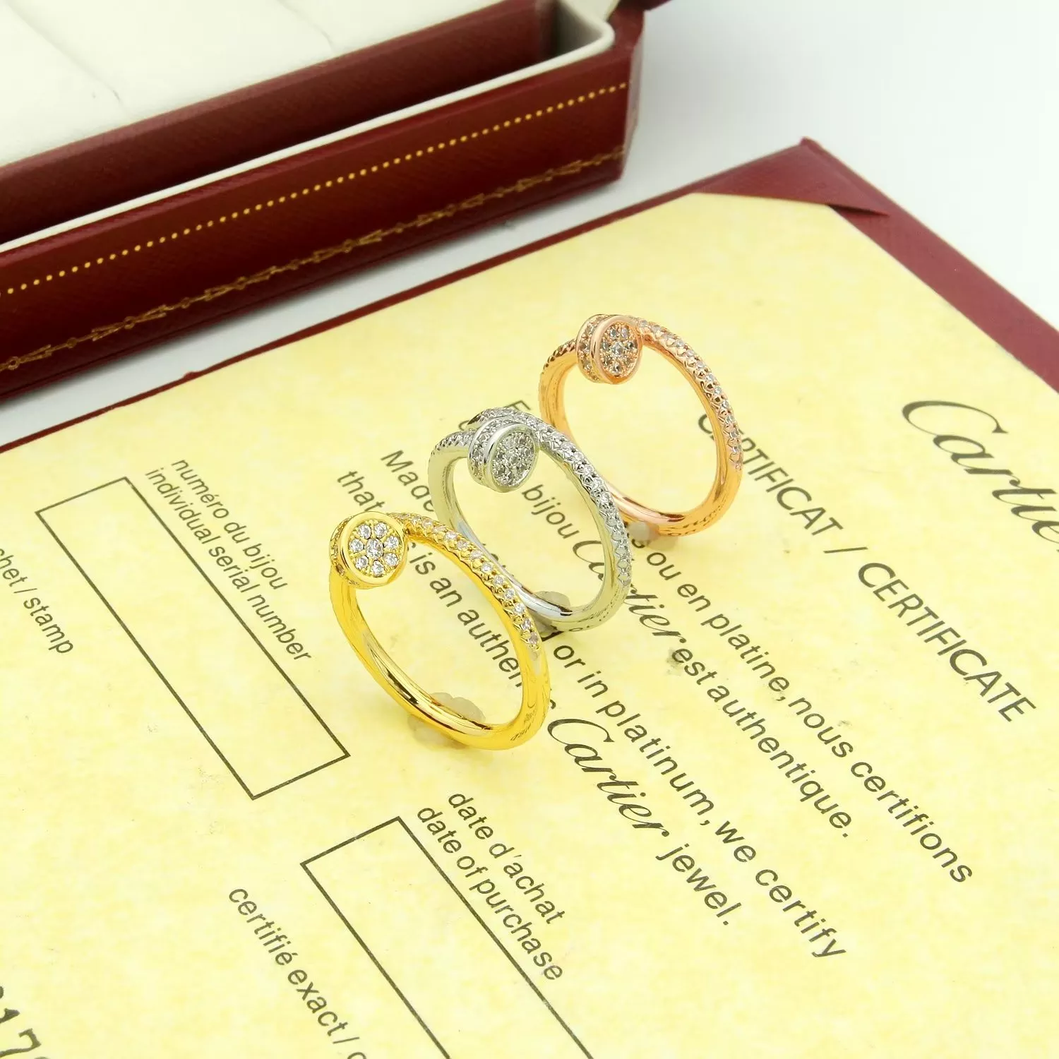 Cartier Rings In Gold Bright 7359