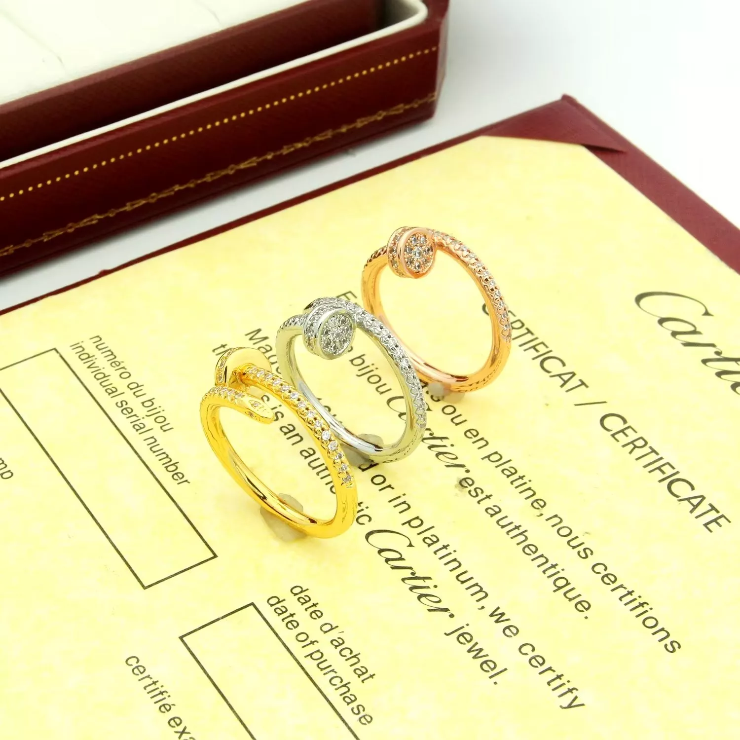 Cartier Rings In Gold Bright 7359