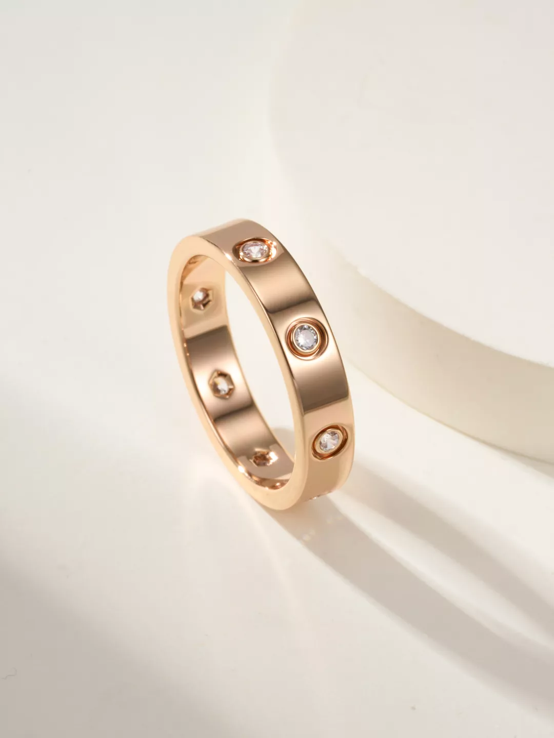 Cartier Rings In Rose Gold Trendy 1136