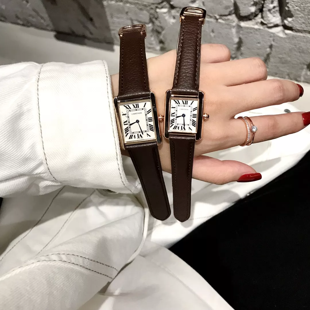 Cartier Watches In Rose Gold Unique 8571