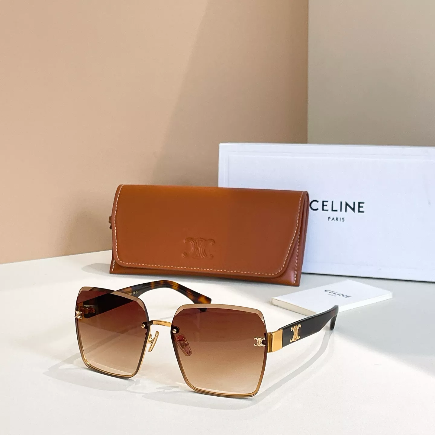 Celine AAA Quality Sunglasses Bright 8828
