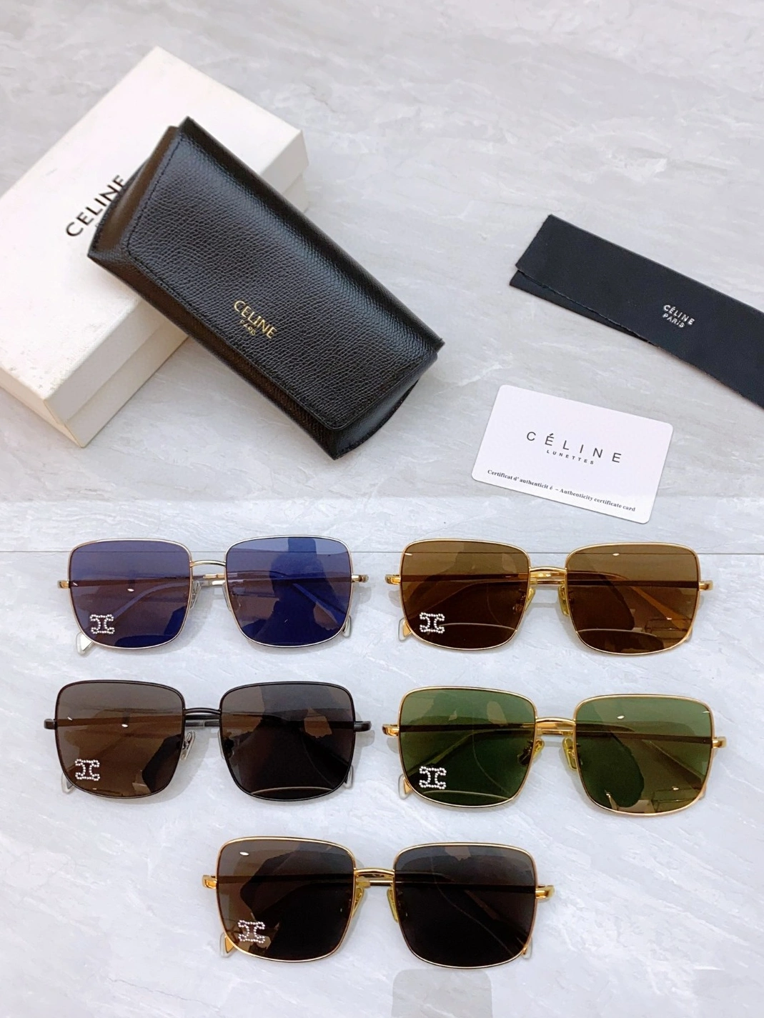 Celine AAA Quality Sunglasses Compact 6244