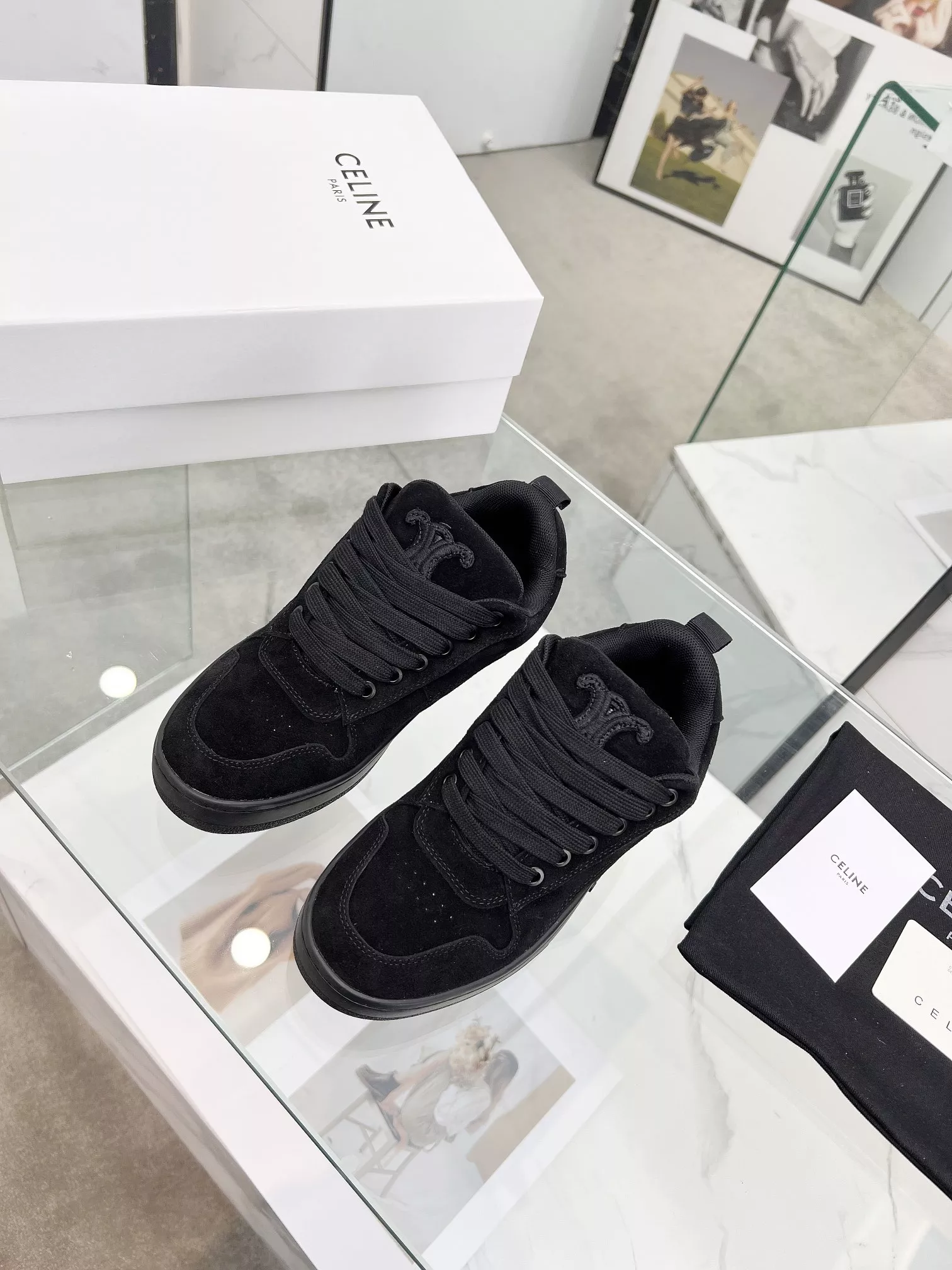Celine Casual Shoes For Women Durable 9242