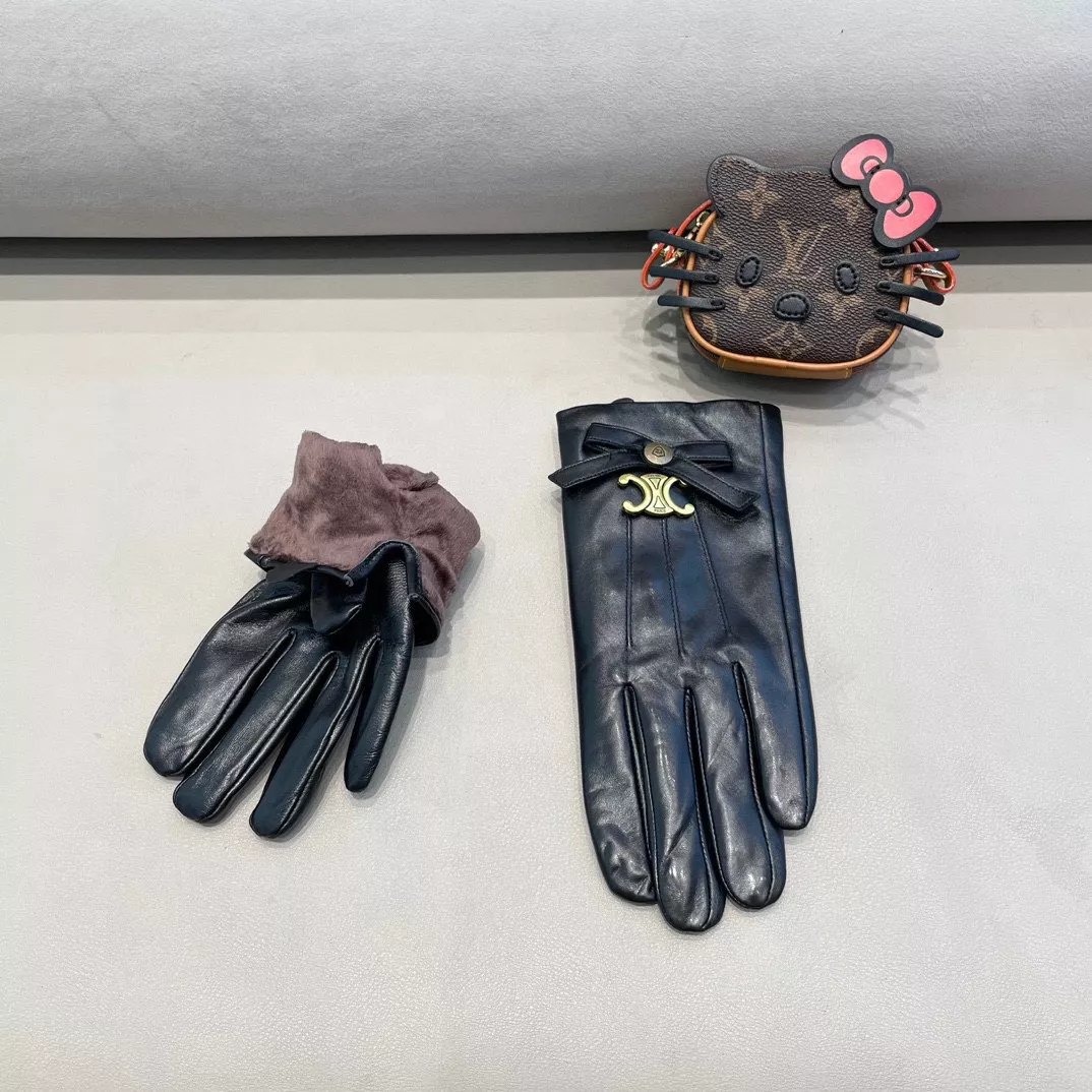 Celine Gloves For Women Versatile 6553