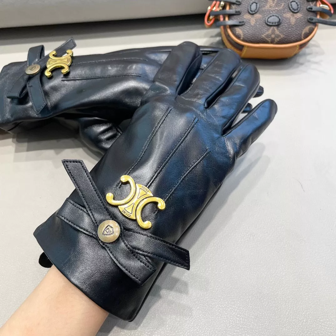 Celine Gloves For Women Versatile 6553
