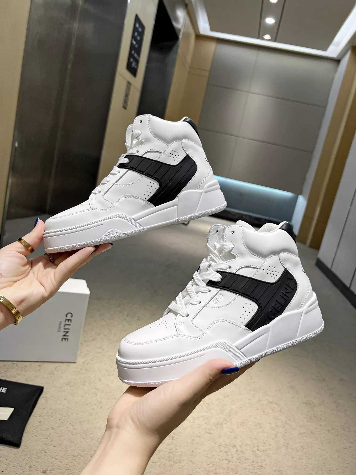 Celine High Top Shoes For Men Durable 5991