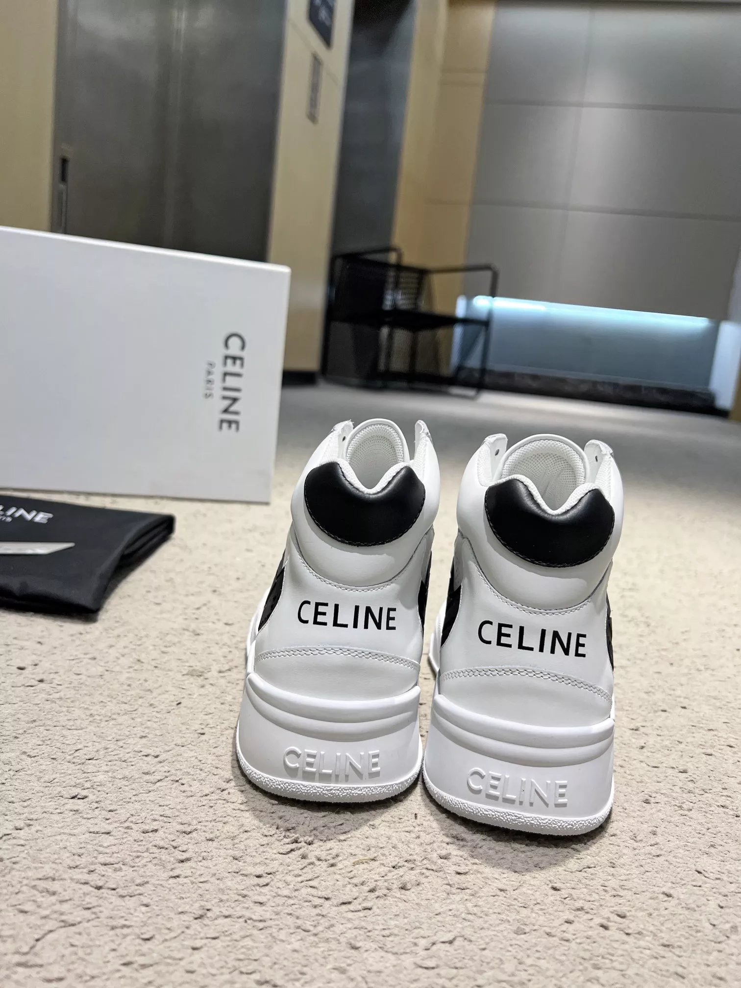 Celine High Top Shoes For Men Durable 5991