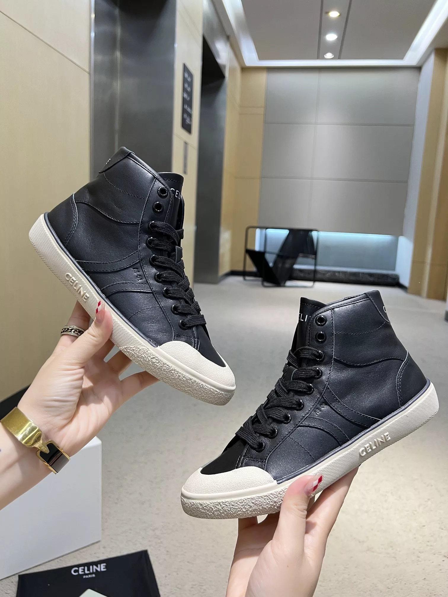 Celine High Top Shoes For Men EyeCatching 2290