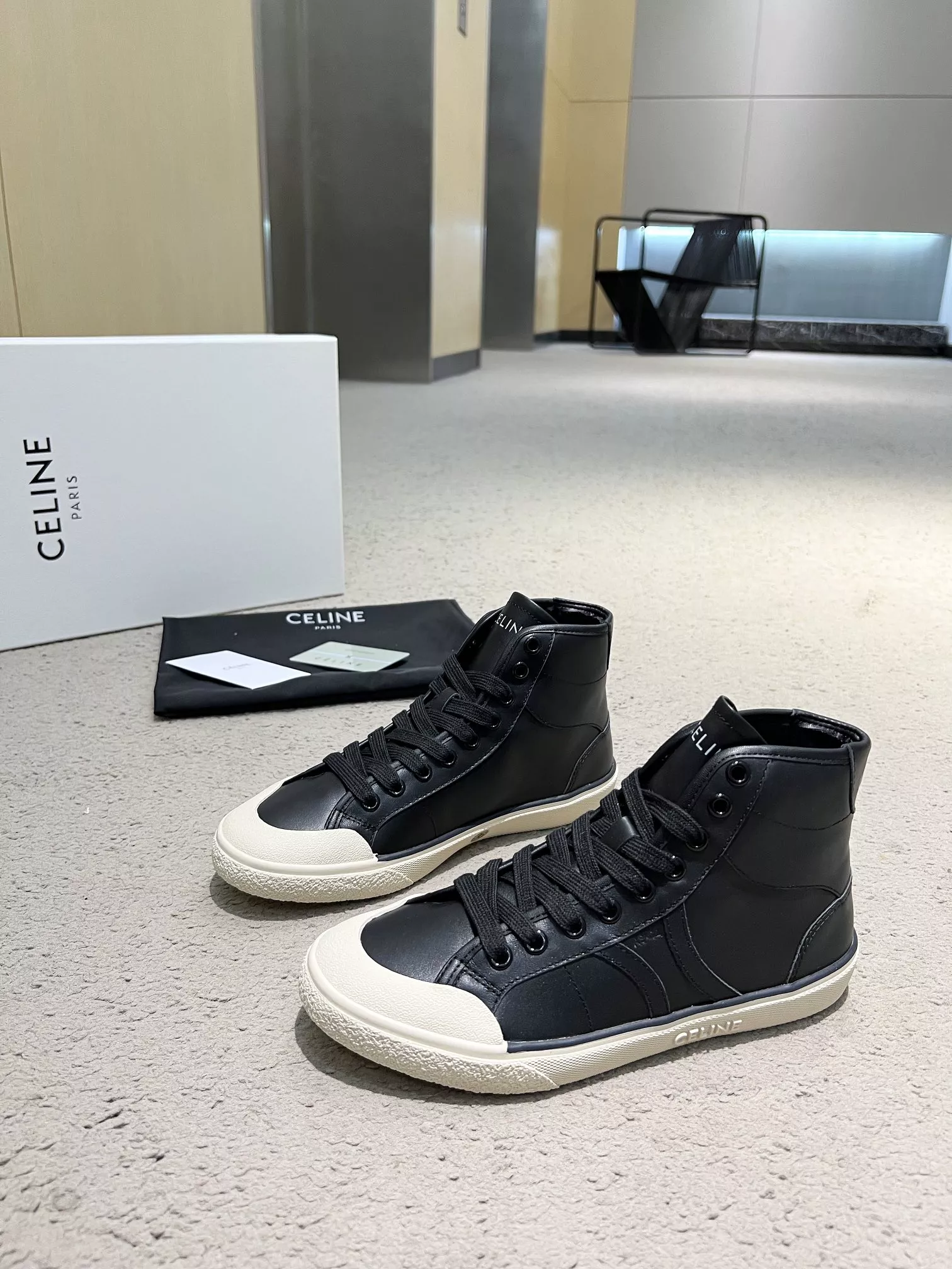 Celine High Top Shoes For Men EyeCatching 2290