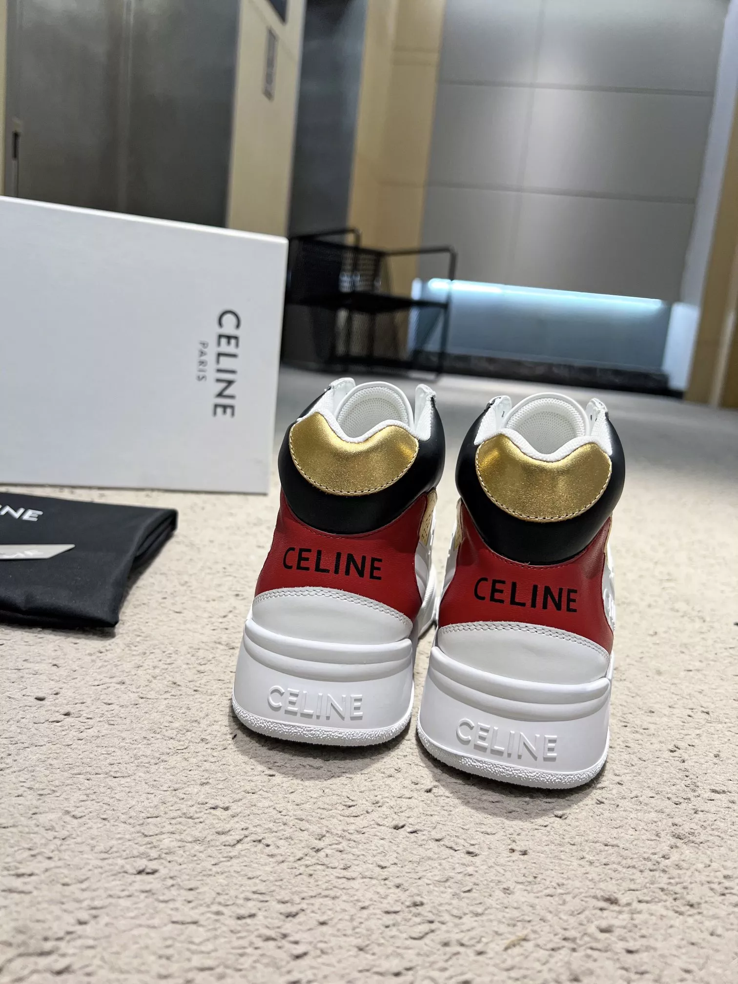 Celine High Top Shoes For Men Refined 1104