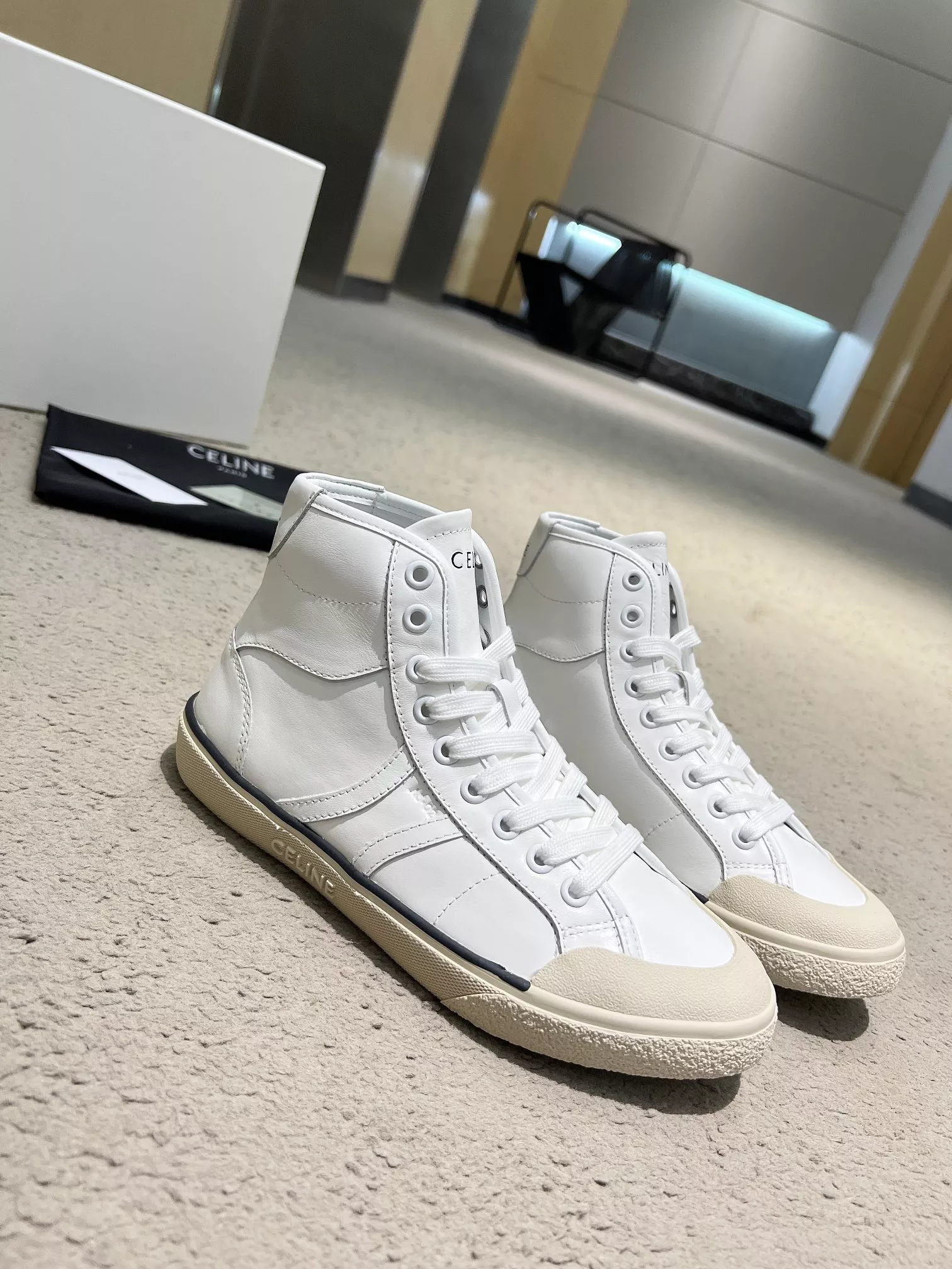 Celine High Top Shoes For Women Durable 2178