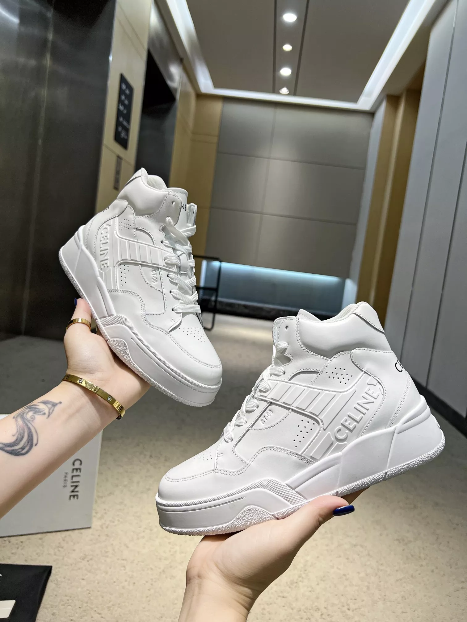 Celine High Top Shoes For Women Efficient 5918