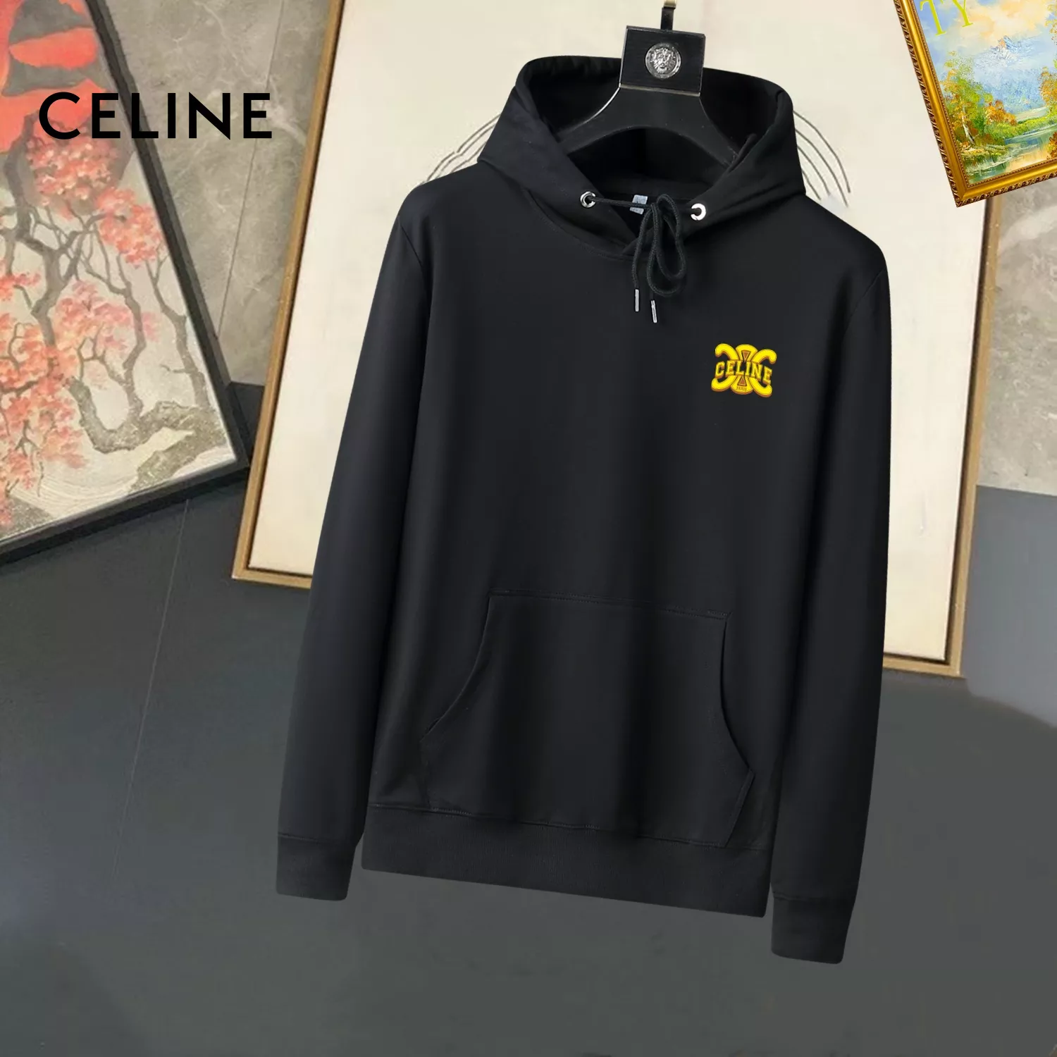 Celine Hoodies Long Sleeved For Men Lightweight 2803