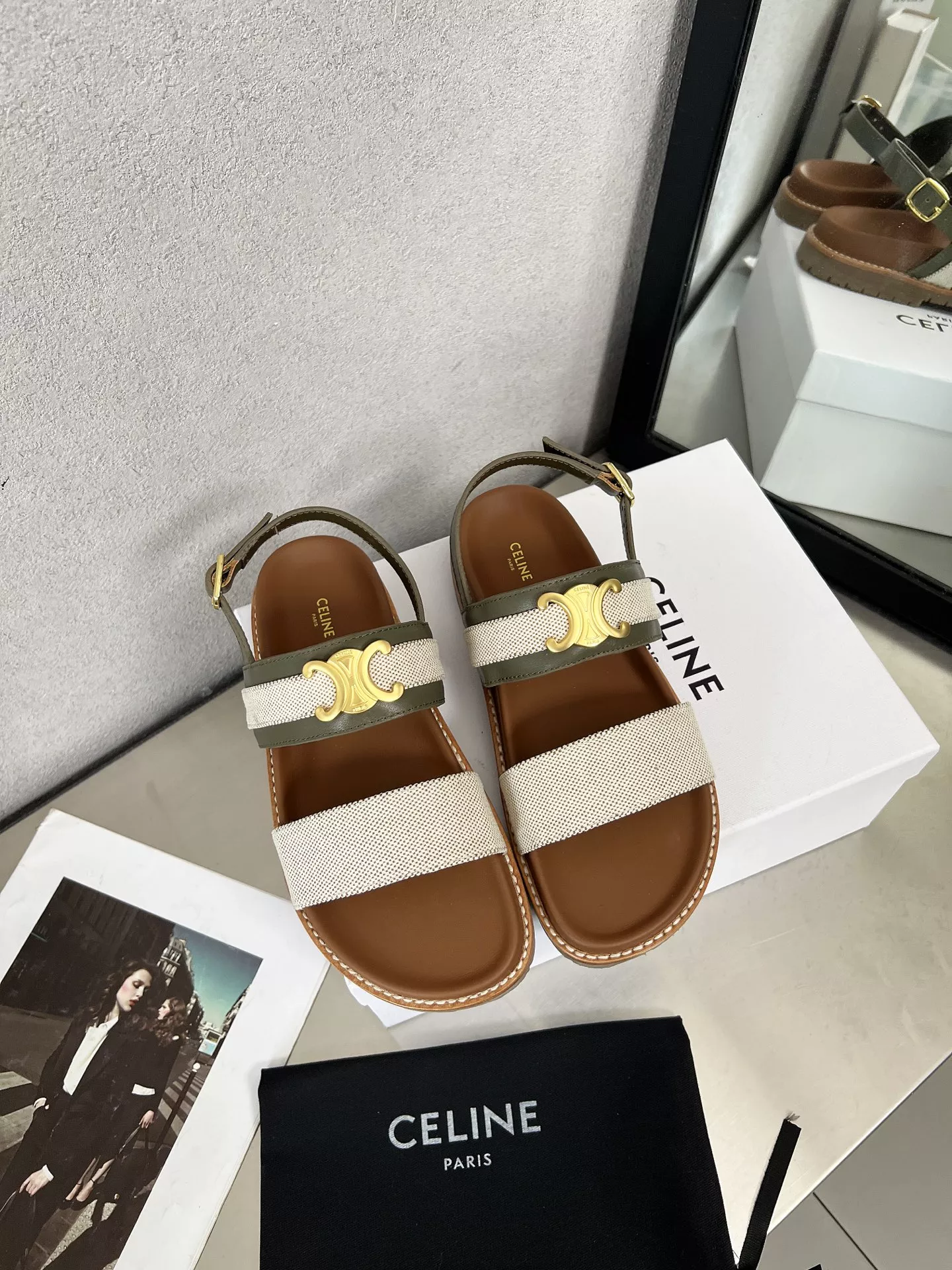 Celine Sandal For Women Timeless 4123