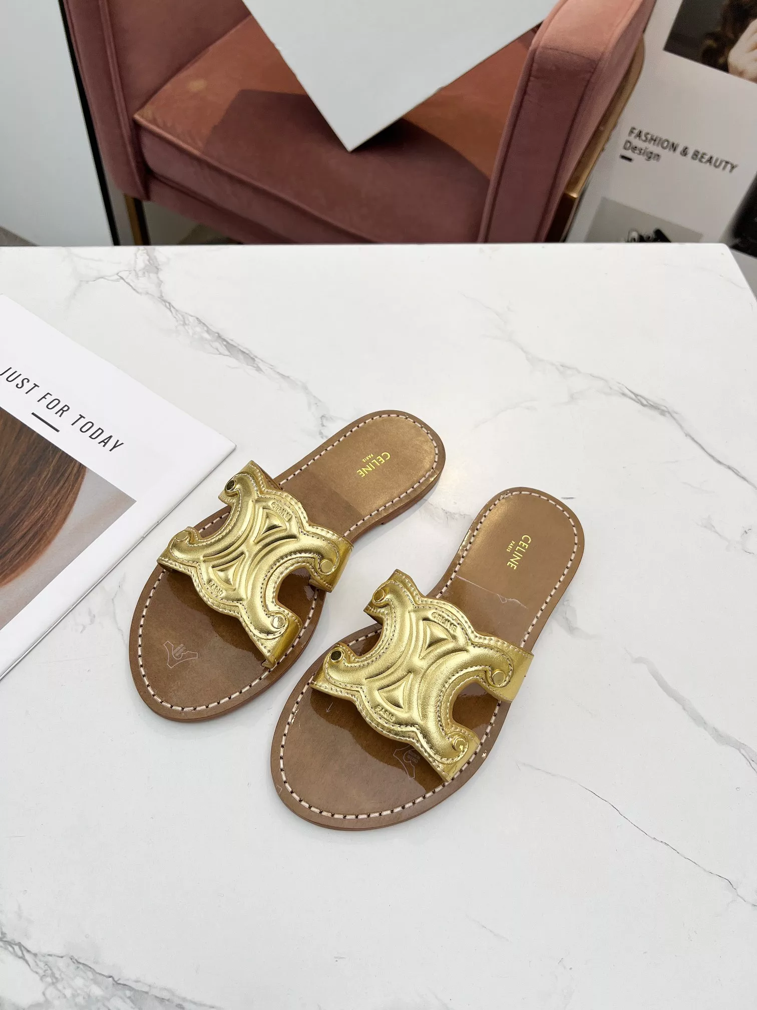 Celine Slippers For Women Breathable 4504