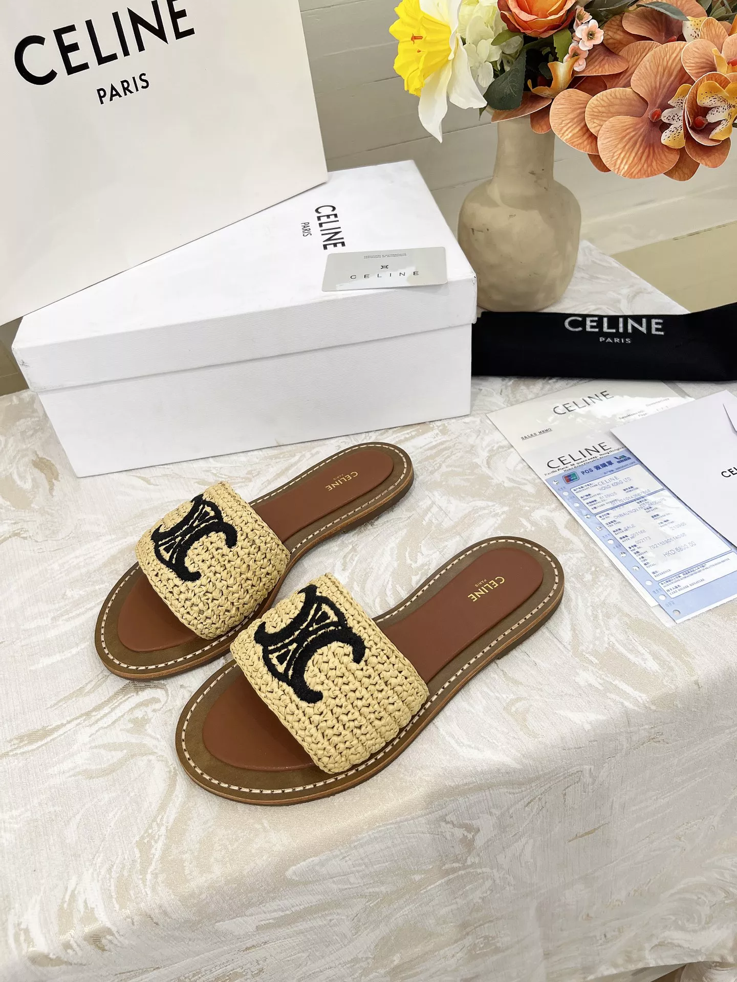Celine Slippers For Women Durable 140