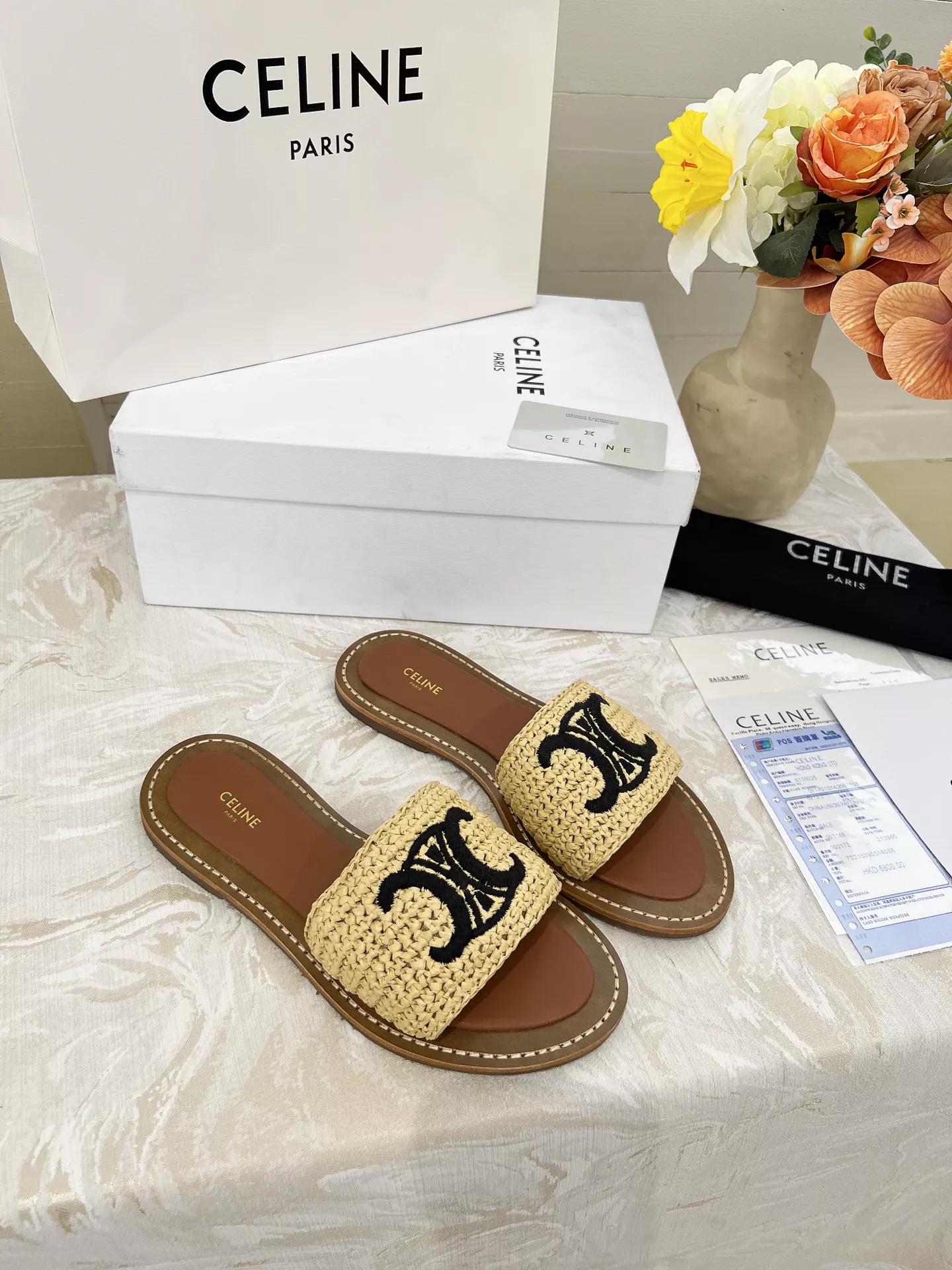 Celine Slippers For Women Durable 140
