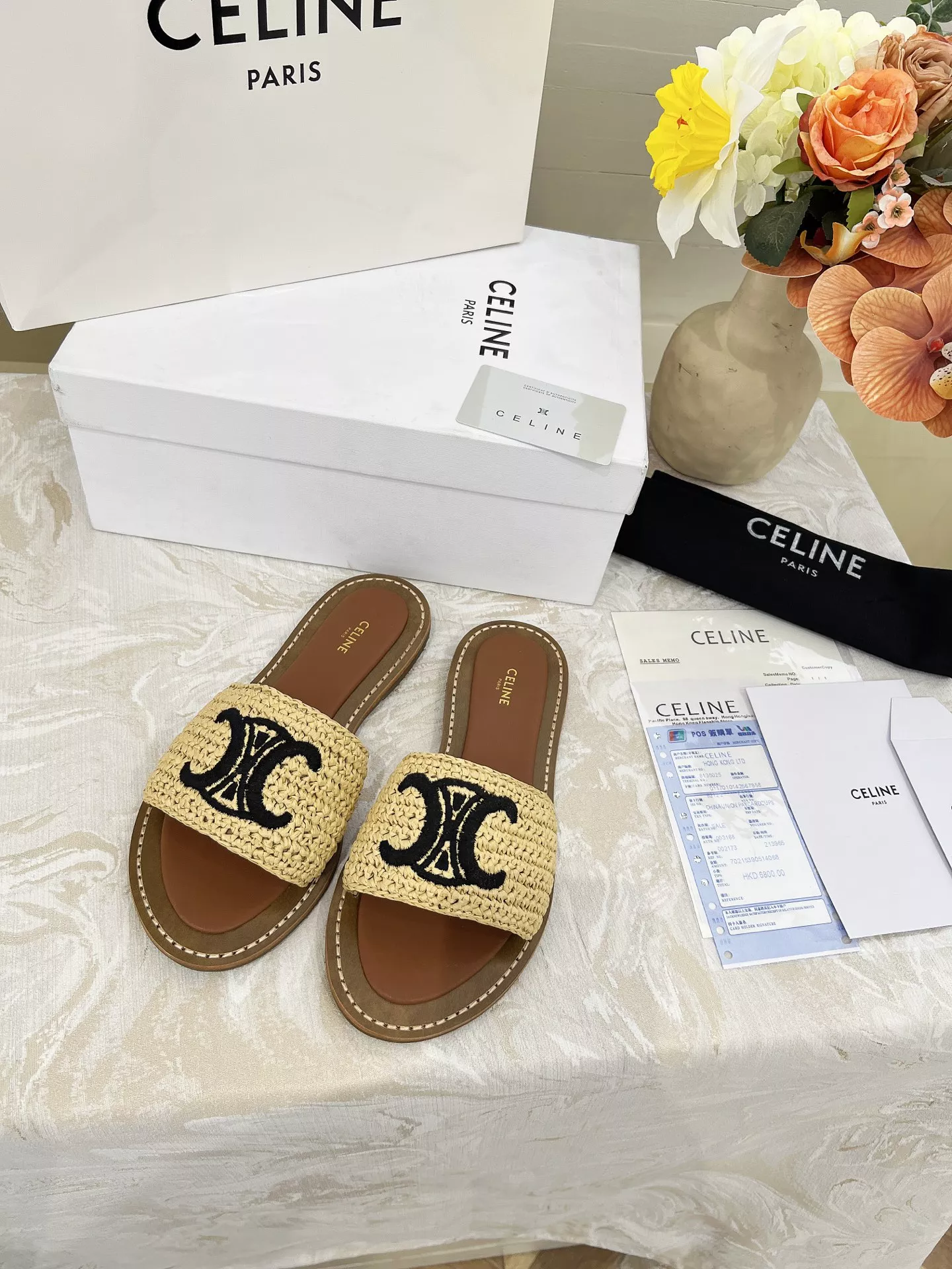Celine Slippers For Women Durable 140