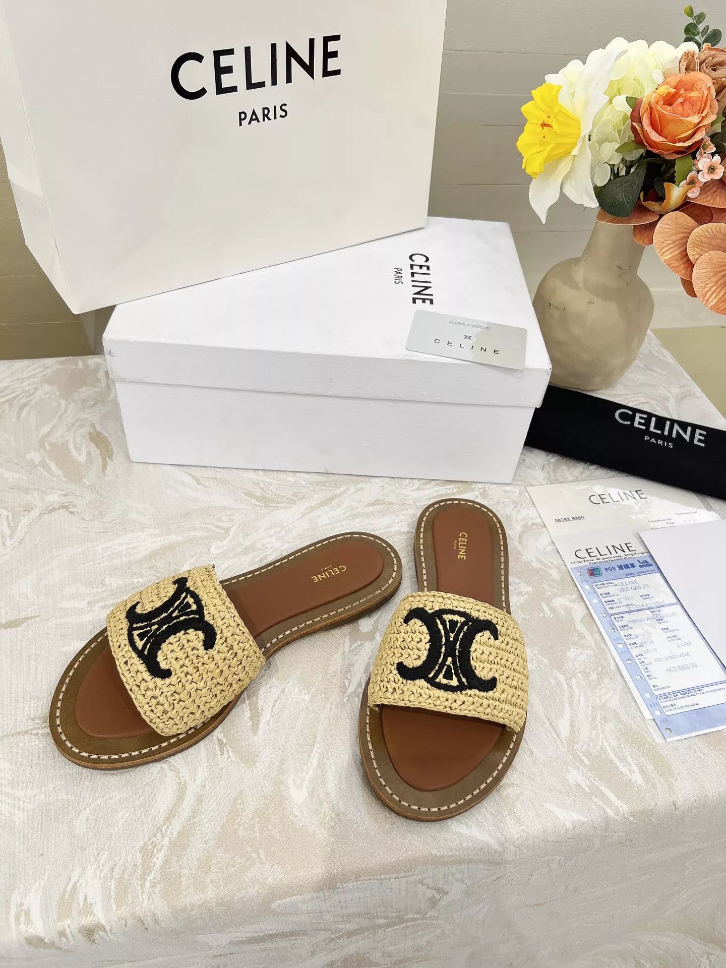 Celine Slippers For Women Durable 140