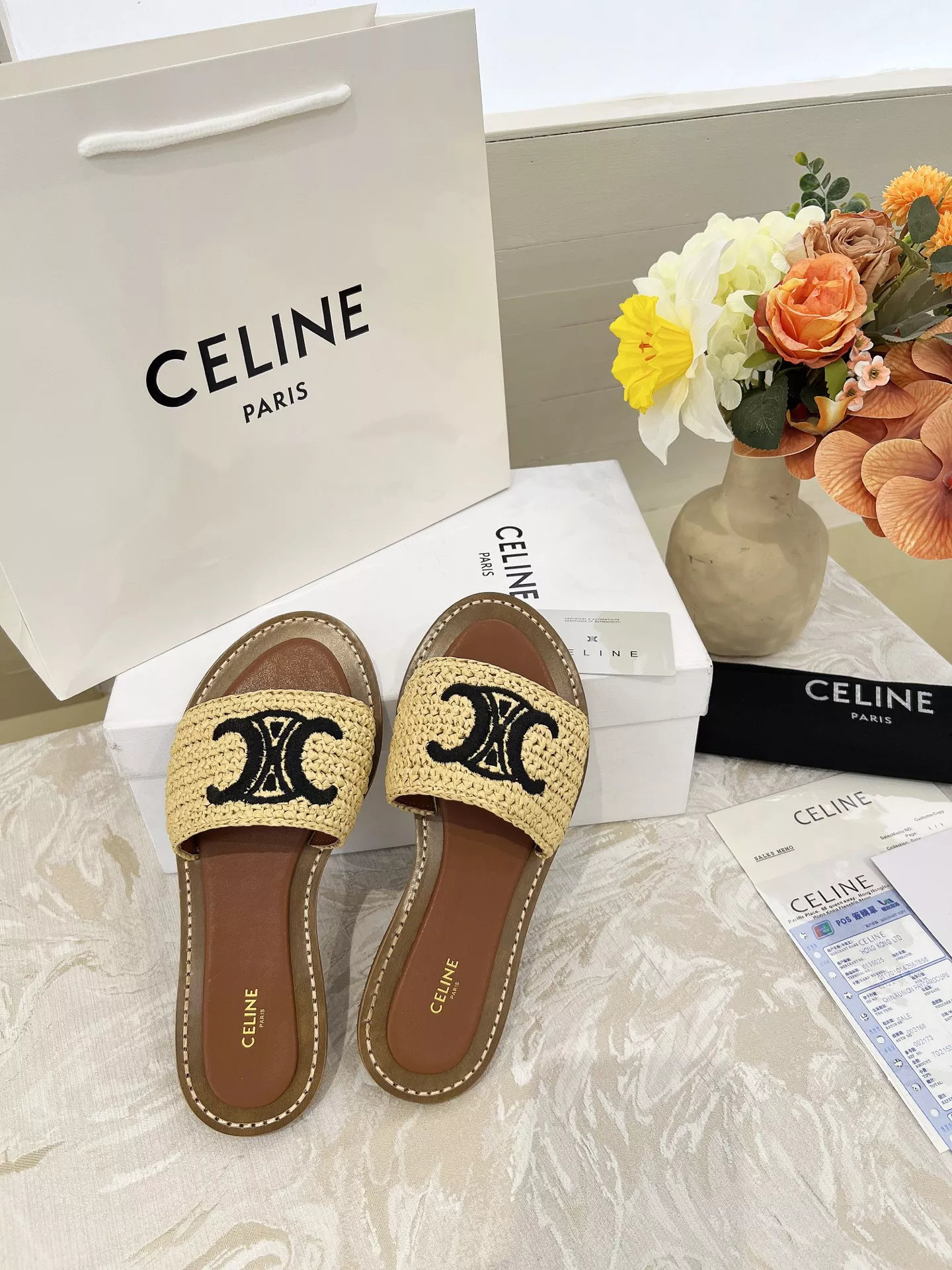 Celine Slippers For Women Durable 140
