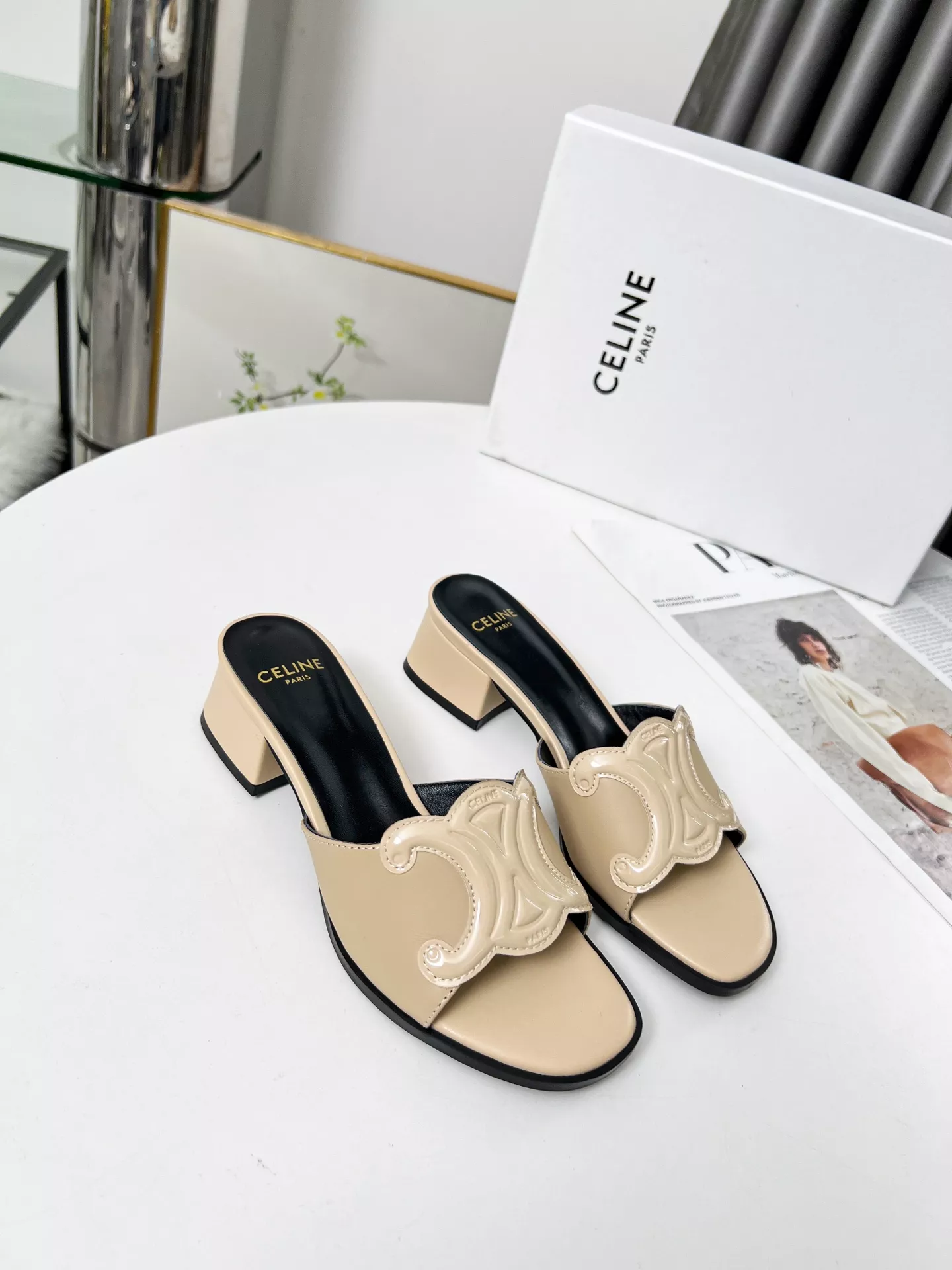 Celine Slippers For Women Minimalist 122