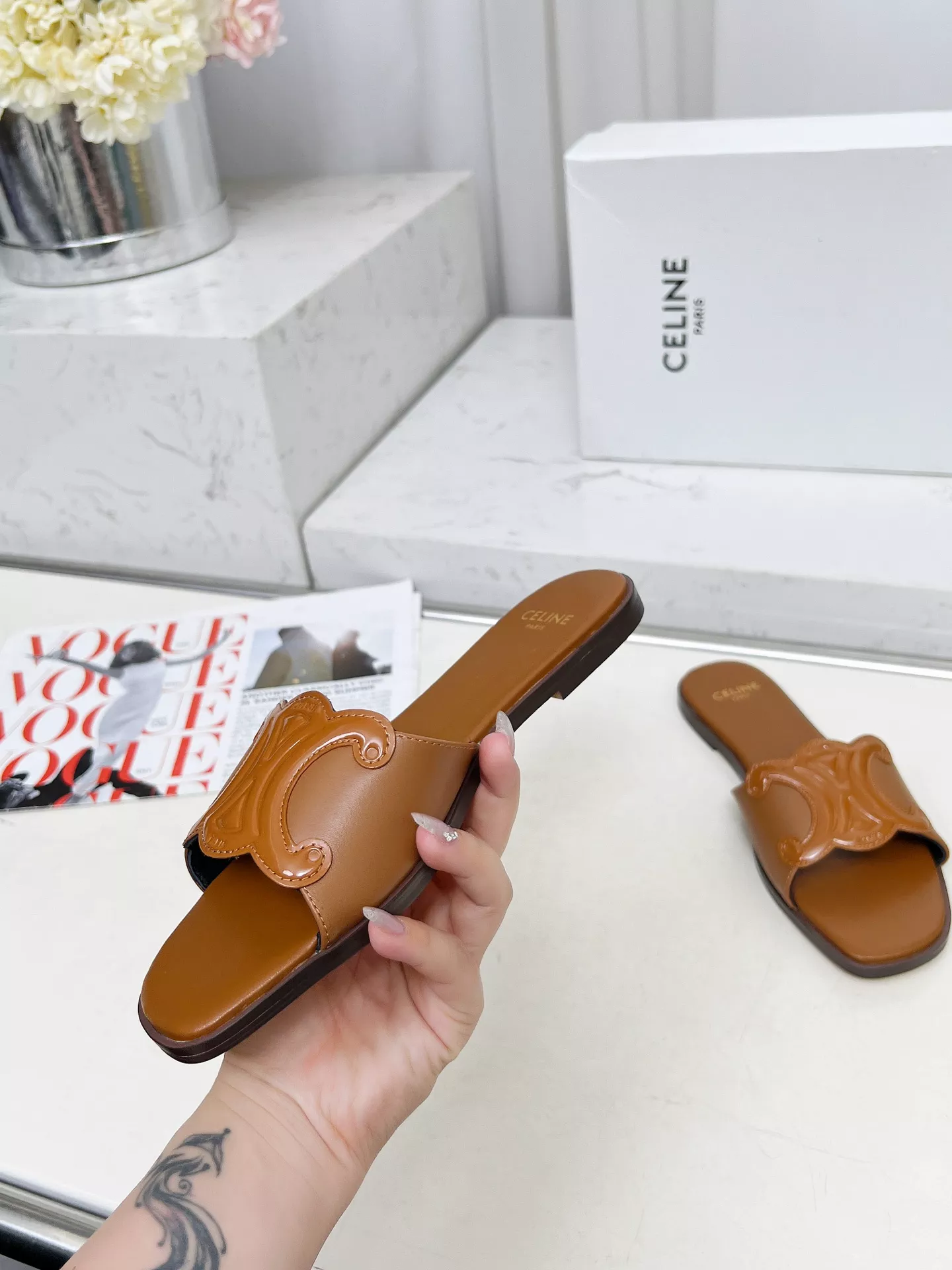 Celine Slippers For Women ModernLook 2556