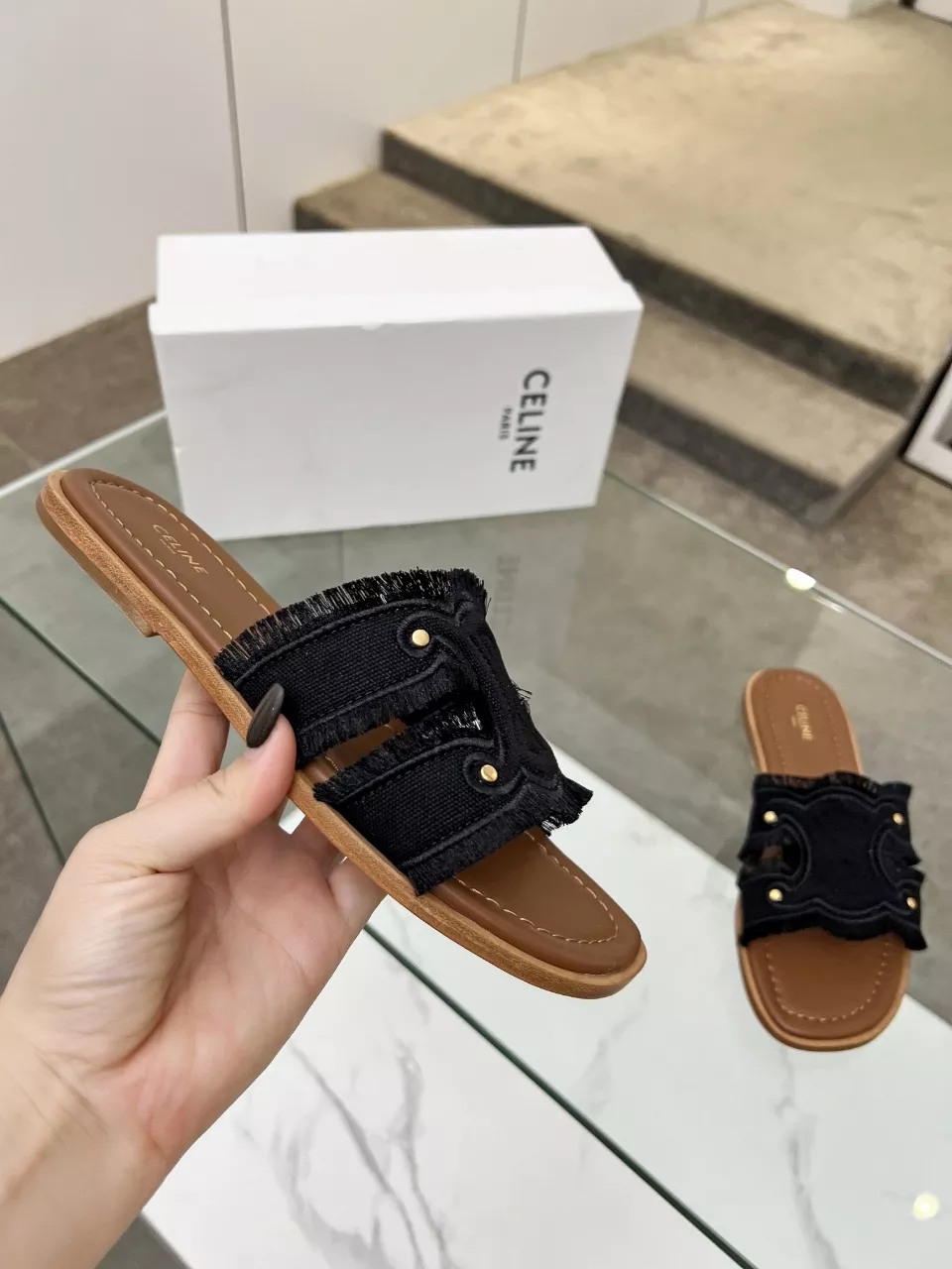 Celine Slippers For Women Sophisticated 7181
