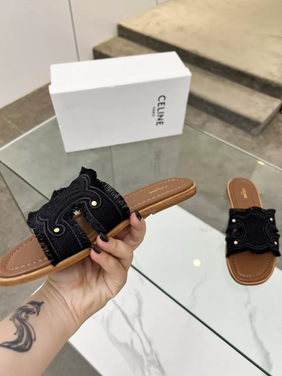 Celine Slippers For Women Sophisticated 7181