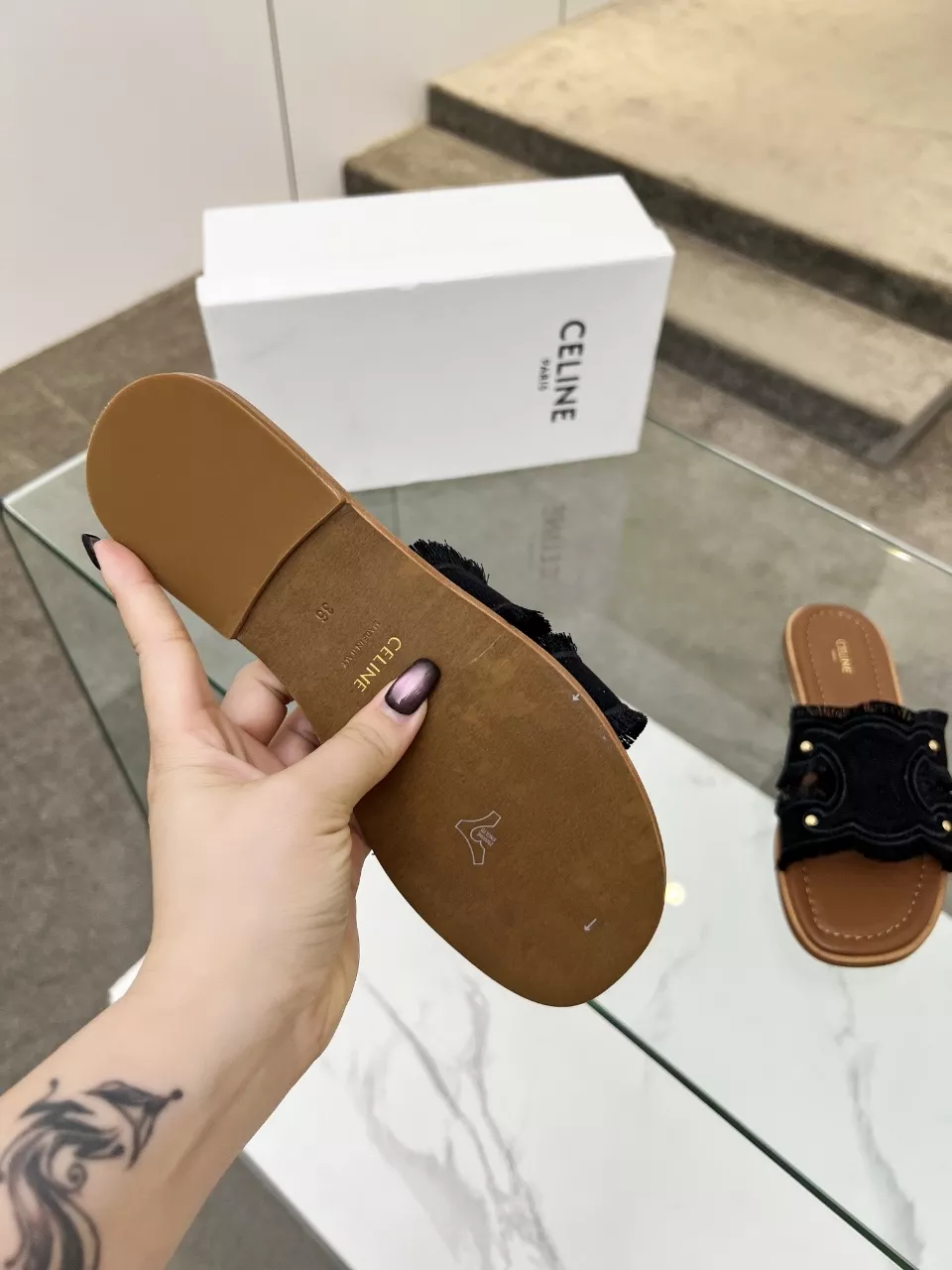 Celine Slippers For Women Sophisticated 7181