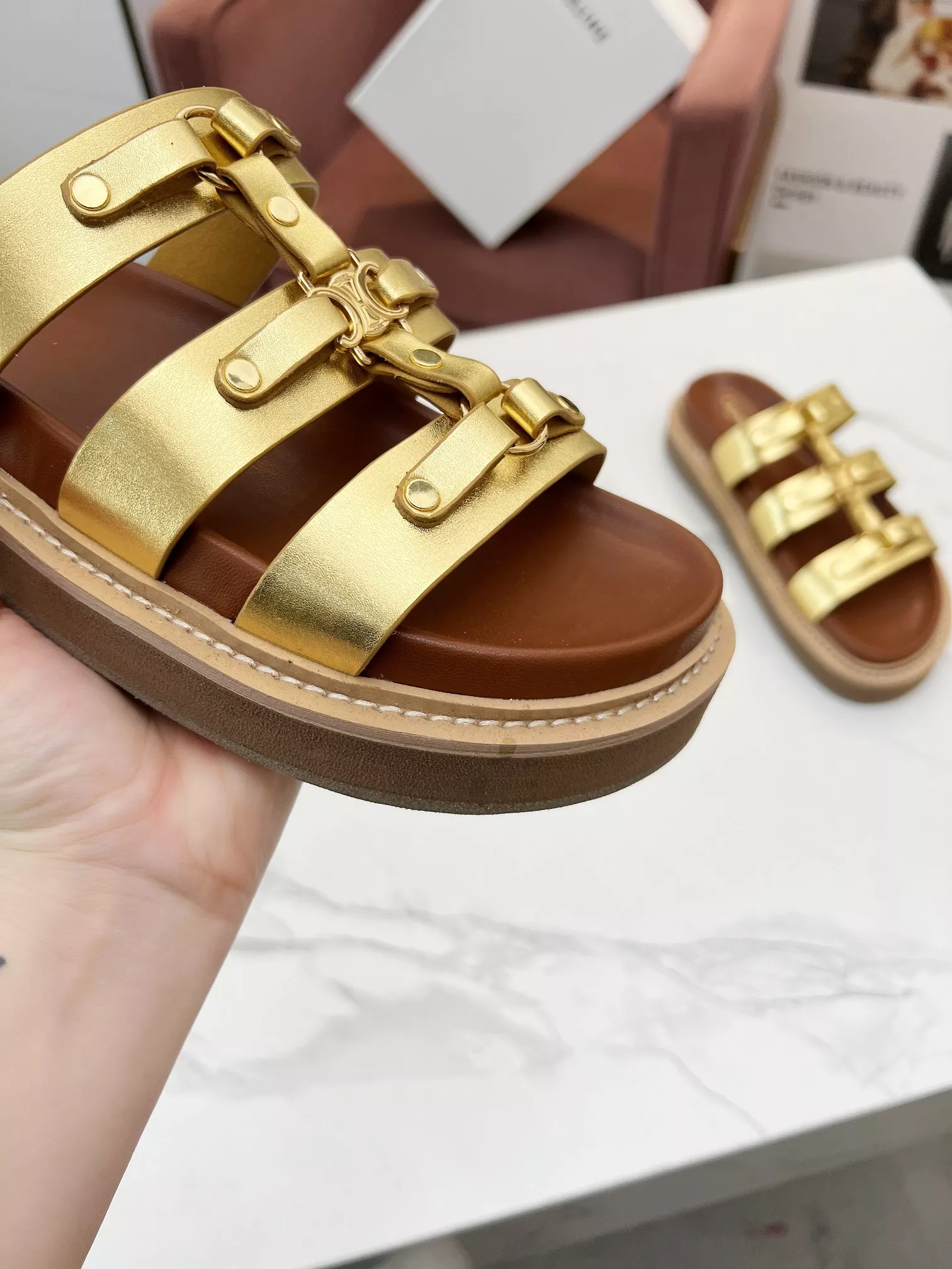 Celine Slippers For Women Timeless 5513