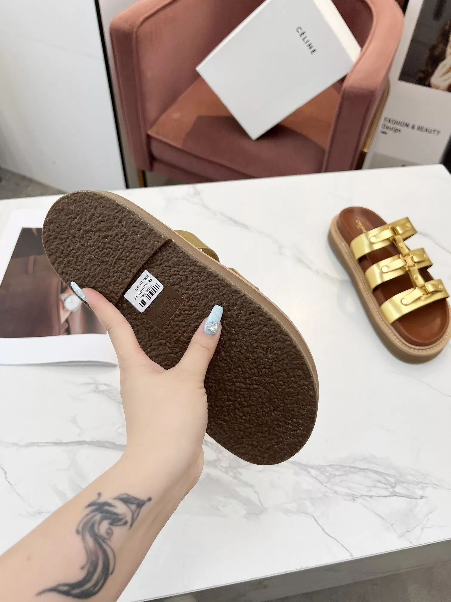 Celine Slippers For Women Timeless 5513
