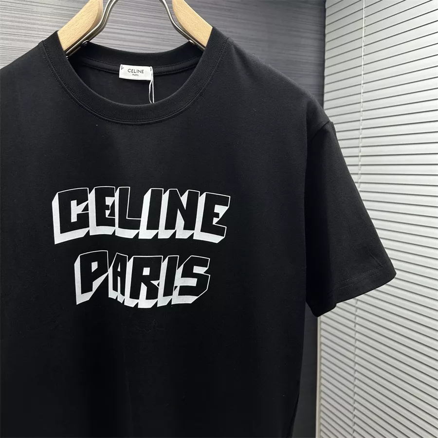 Celine T-Shirts Short Sleeved For Unisex Classic 4393