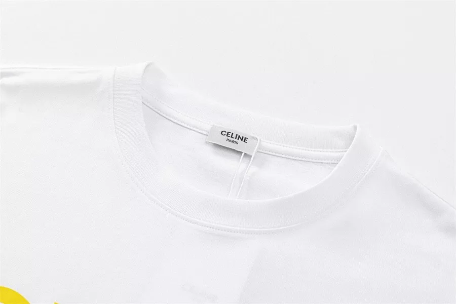 Celine T-Shirts Short Sleeved For Unisex Classic 4438