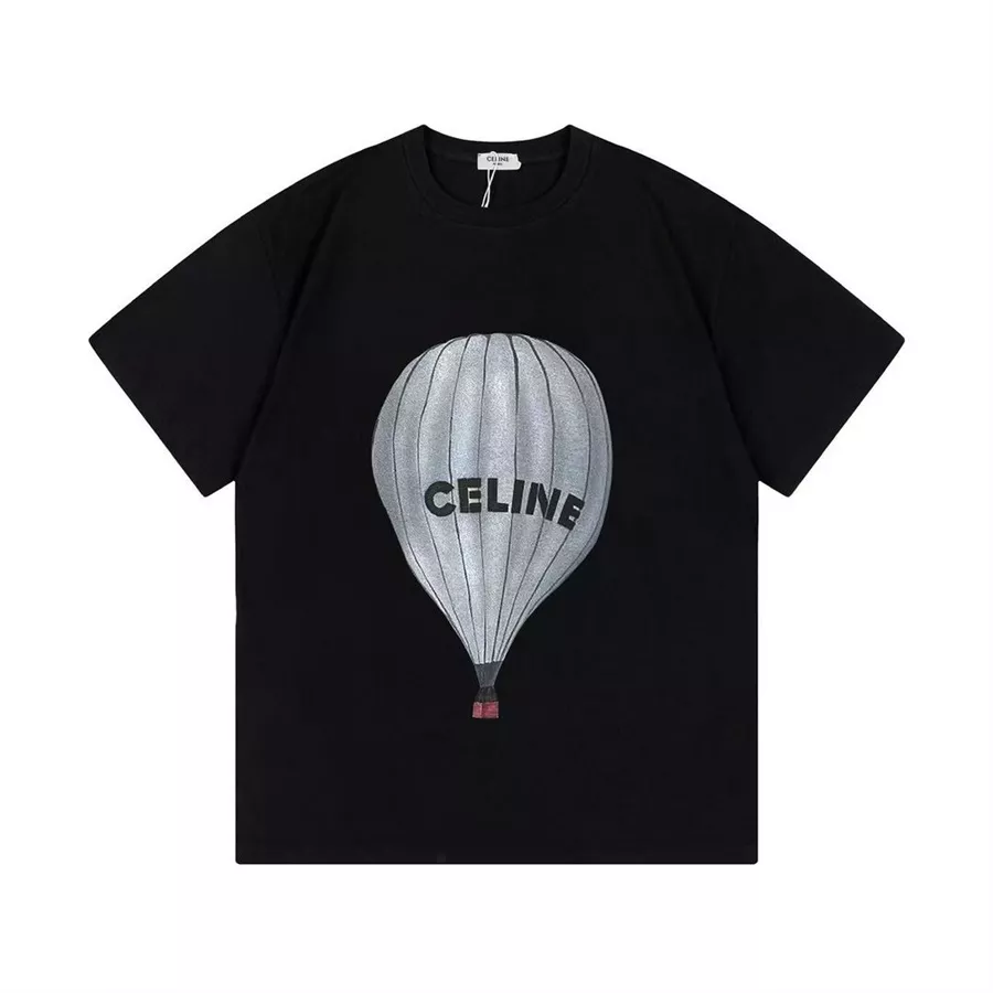 Celine T-Shirts Short Sleeved For Unisex Durable 3038
