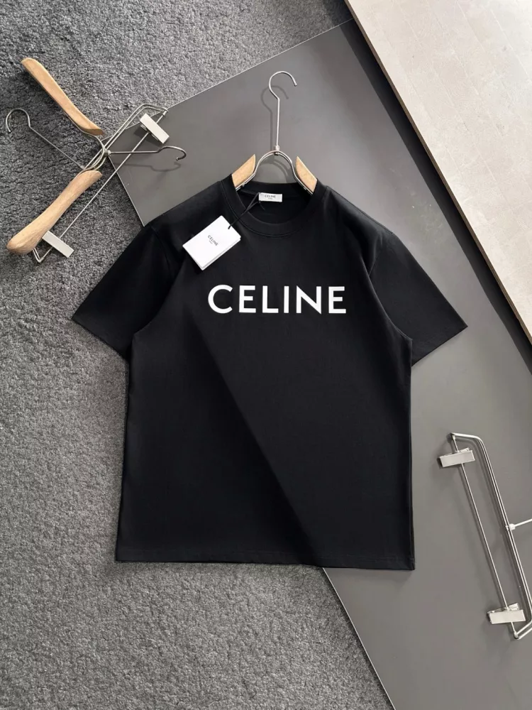 Celine T-Shirts Short Sleeved For Unisex Soft 2671