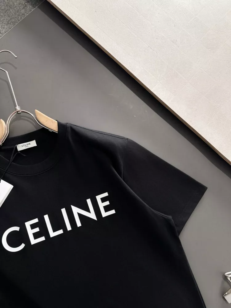 Celine T-Shirts Short Sleeved For Unisex Soft 2671