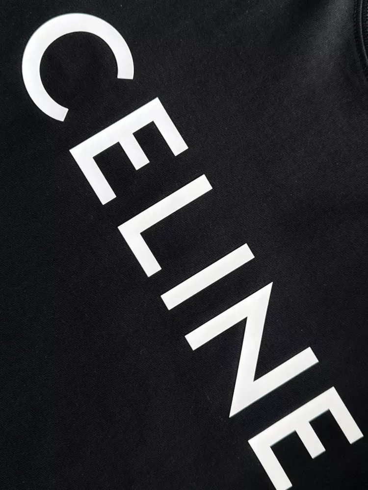Celine T-Shirts Short Sleeved For Unisex Soft 2671