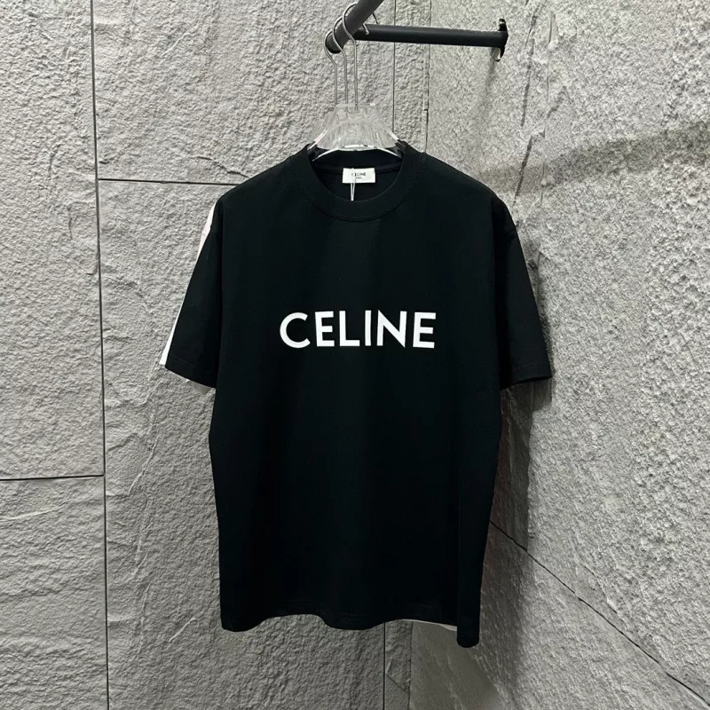 Celine T-Shirts Short Sleeved For Unisex Unique 5694